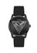 Guess Clark GW0957G3 Herenhorloge van roestvrij staal met siliconen band, zwart, 3 bar, 42 mm zwarte wijzerplaat