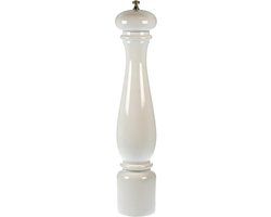 Bisetti Pepermolen Torino - 42 Cm - Wit Gelakt