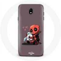 Maniacase Hoesje voor Samsung Galaxy J7 2017 DeadPool Unicorn