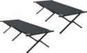 vidaXL Opvouwbaar Campingbed Zwart 210 x 80 x 46 cm Oxford Stof