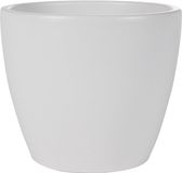 Ter Steege Bloempot - wit - glans - Scandinavisch - 13 x 16 cm - plantenpot