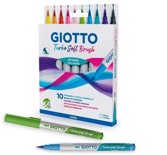 Giotto Turbo Soft Brush Meerkleurig 10 stuk(s)