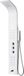 BES LED Douchepaneel - Douchekolom - Douchezuil - Leoni Santi - 160x20cm - Thermostatisch - RVS - Wit