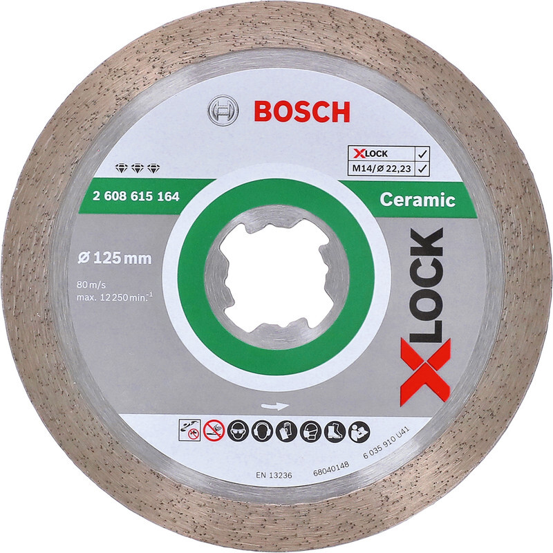 Bosch Best for Ceramic diamantschijf tegels 125x22,2x1,6mm X-Lock