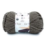 Lion Brand Hue + Me wol voor breien, haken en knutselen, volumineus en dik, zachte acrylwol, terra (1 bol)