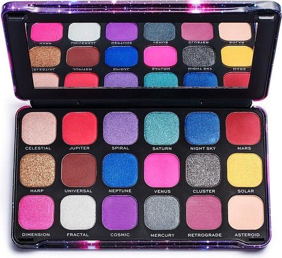 Makeup Revolution Forever Flawless Constellation Eyeshadow Palette - 18 Colors