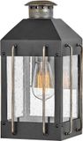 Hinkley Fitzgerald LED Wand Buitenlamp | E27 | 60W | IP44 | Dimbaar | Zwart/Brons