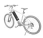 FISCHER 50394 Beschermhoes voor geïntegreerde e-bike-accu, neopreen, zwart