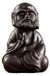 Zen Theehuisdier beeldje - paars zand