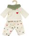 Heless Poppenkleding Set Broek en Shirt Hart Confetti 28-35cm