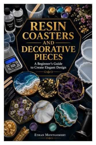 RESIN COASTERS AND DECORATIVE PIECES: A Beginner's Guide to Create Elegant Design