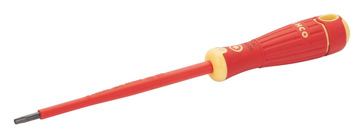 Bahco Schroevendraaier BahcoFit | geïsoleerd | VDE | rubber greep | TORX® | T15 x 125 mm - B150.015.125