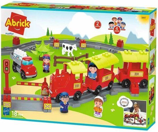 Abrick Train met circuit - 3067
