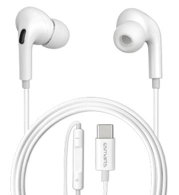 4Smarts Melody Digital Basic Headset USB-C - Wit