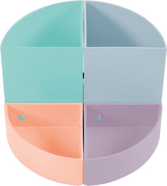 Exacompta The Quarter Pen Holder Set - Pastel Colors (Set of 3)