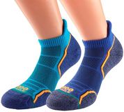 1000 Mile Run Socklet Unisex Multikleur Gestreept Laag Polyester Vocht absorberend