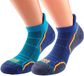 1000 Mile Run Socklet Unisex Multikleur Gestreept Laag Polyester Vocht absorberend