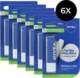 Nivea Original Care Lippenbalsem - 6 x 5,5 ml