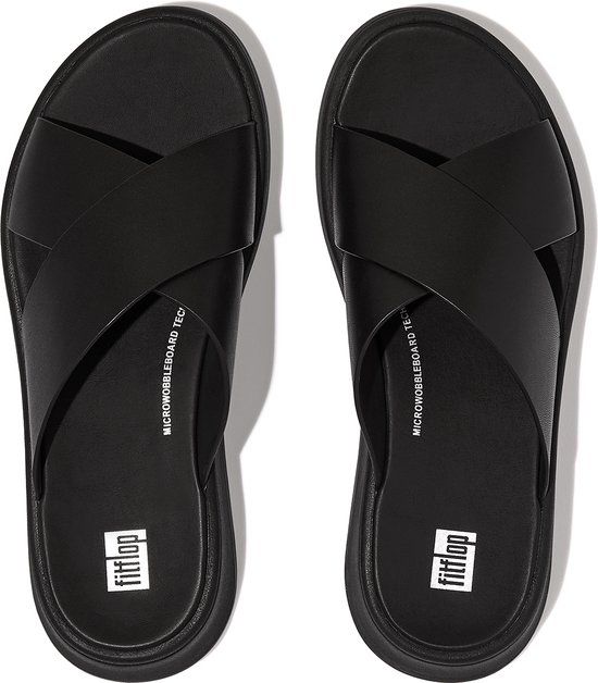 FitFlop F-Mode Platform Slipper Dames Zwart 39 EU