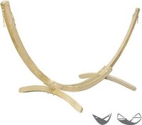 Amazonas Troja - Hangmat standaard - Bruin - Hout - 145 x 160 cm