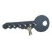 Zeller Present 13851 Sleutelkast Aluminium Metaal Zwart 6 Haken 350 x 40 x 120 mm