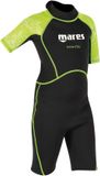 Mares Shorty Manta Junior - 2 mm - Noir / Vert