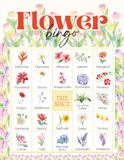 Flower Bingo: 32 Player Floral Themed Party Games