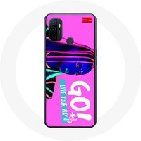 Maniacase Hoesje voor Oppo A53 Poursuis Tes Rêves Mía Cáceres Go! leef je eigen