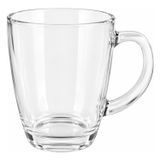 Merkloos / Sans marque Theeglas - koffieglas - 350 ml - 1x stuks - bolvormig - glas - glazen voor thee/koffie