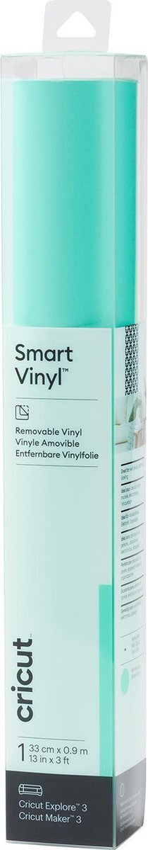 CRICUT Vinyl Folie - Smart Vinyl - Verwijderbaar - 33 x 91 cm - Mint