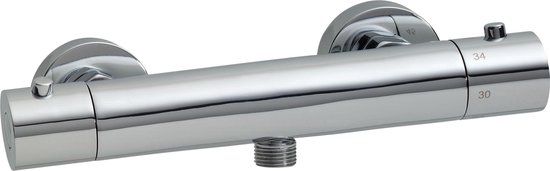 Wiesbaden Rio Thermostatische Douchemengkraan - 15 cm - Chroom