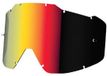 Shot Race Gear Core Vervangende lenzen krasbestendig en anti-condens Rood Iridium Rood/CAT2