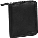 Esquire Duo Dames Portemonnee I Leder 10 cm - Dames - Staand formaat - black