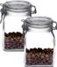Bormioli Rocco Weckpot/inmaakpot - 2x - 1L - glas - met beugelsluiting - luchtdicht