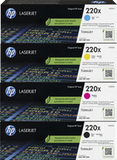 HP 220X LaserJet Toner Combo Pack