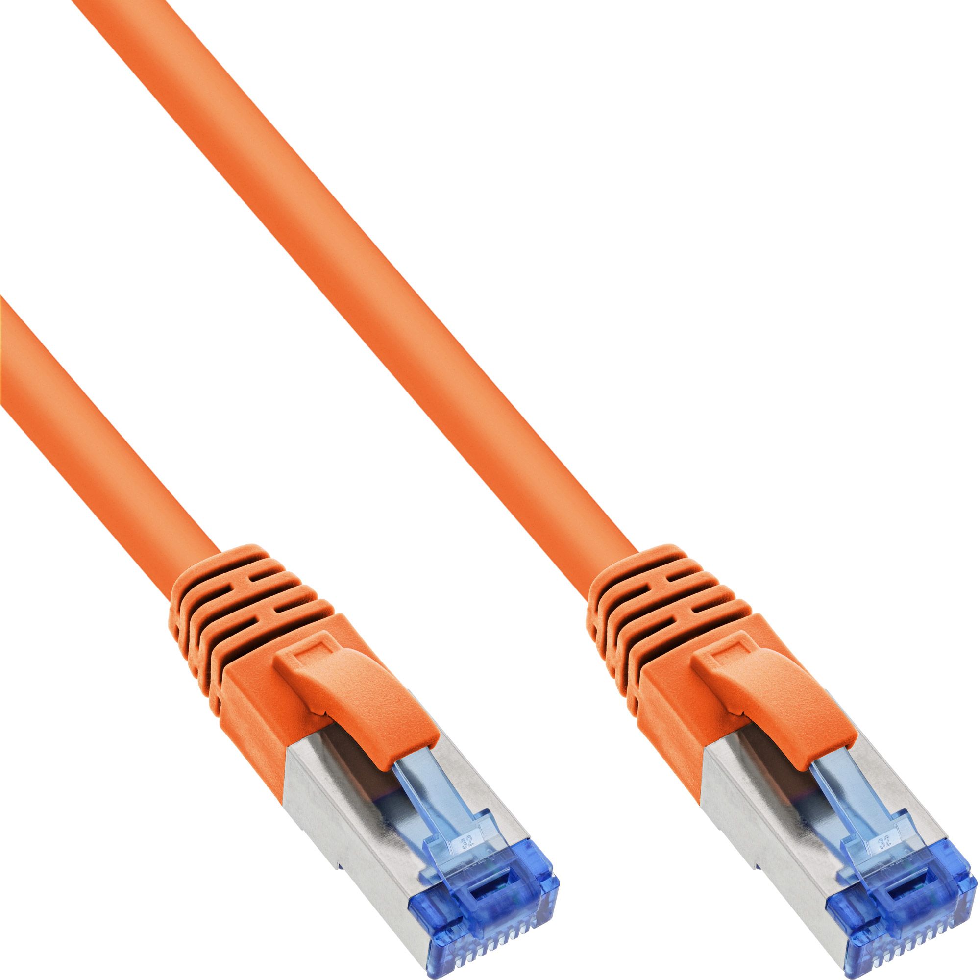 InLine 76811O - Netwerkkabel - Cat6a - S/FTP - 1m - Oranje