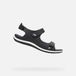 Geox Sandal Vega Dames Sandalen - Zwart - Maat 36