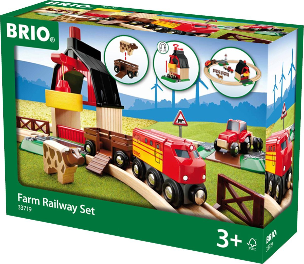 brio treinset met boerderij 33719