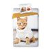 Animal Pictures Panda Animal Pictures dekbedovertrek 140 × 200 + 1 kussensloop red kitten