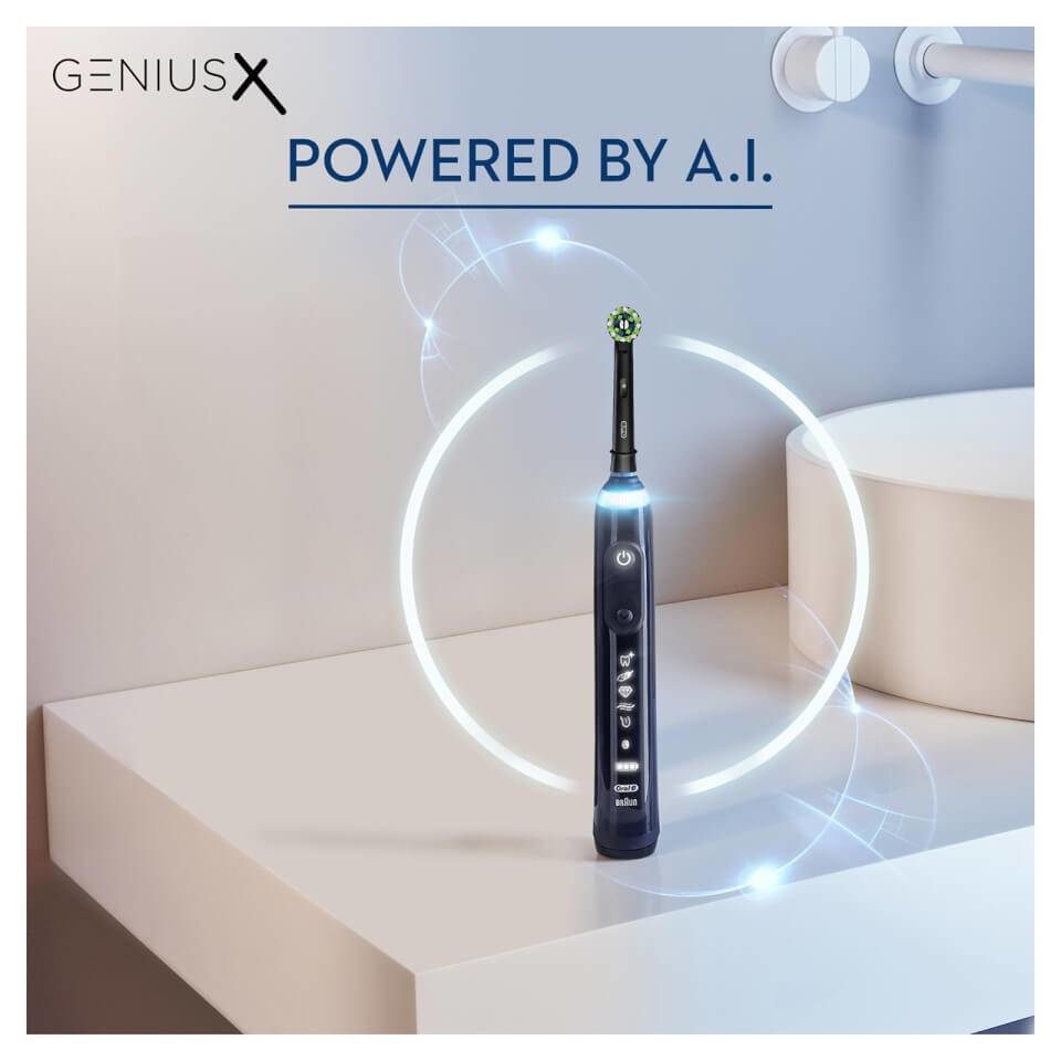 Oral B Oral-B Genius X - Zwart - Elektrische tandenborstel voor volwassenen - Oscillerend
