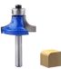 Merkloos / Sans marque Wan GmbH Afrondfreesbits - Houtbewerking frees - Randafwerking hout - Wolfraamcarbide blad - 1/4 inch schacht - Zilver