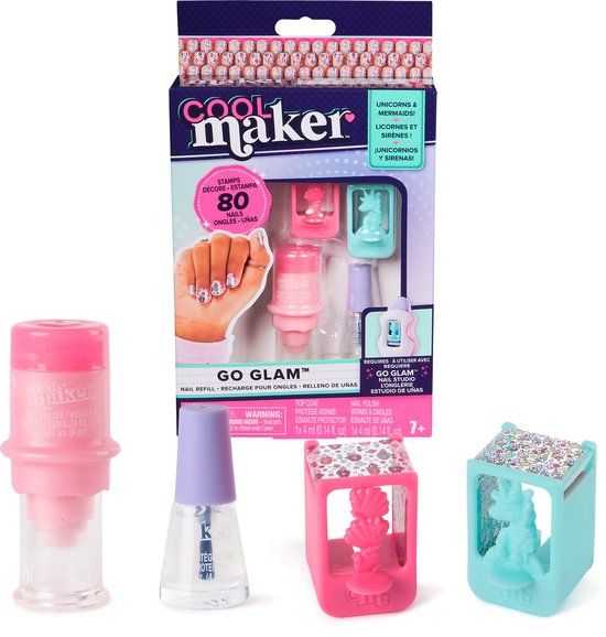 Cool Maker - Go Glam Navulset voor Go Glam Nagelstudio voor 80 nagels