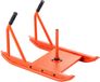VEVOR Gewichtsslee Power Sled Krachttrainingslee Om de Snelheid Te Verbeteren Bij Atletische Oefeningen, Fitnessapparaat met Handvat, Compatibel met 25/51 mm Gewichtsschijven Oranje