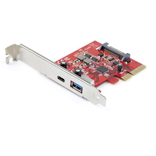 StarTech.com PEXUSB311AC3 Interfacekaart/Adapter Rood