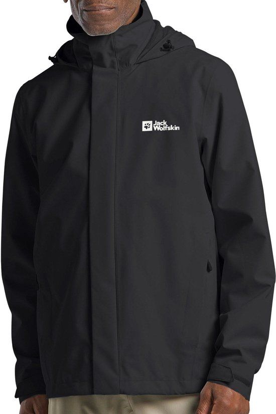 Jack Wolfskin Trailtime 2L Jas Heren - Maat M - Zwart - Polyester - 2025