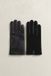 Gant Dames Zwarte Leren Handschoenen