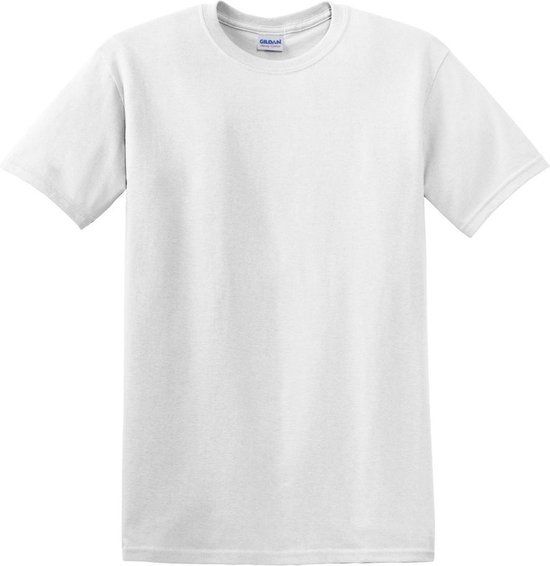 Gildan 5000 Heavy Cotton T-Shirt - White - 2XL - 3-Pack