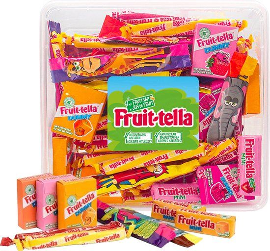 Fruit-tella Snoepmix - 487g - 50 stuks