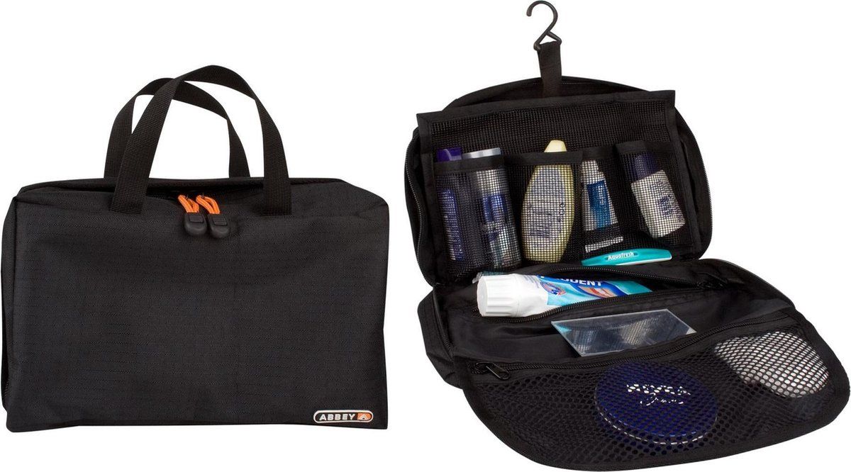 Abbey Travel Toilettas Zwart