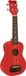 Kohala 4-String Tiki Soprano Ukulele (KTSRD)